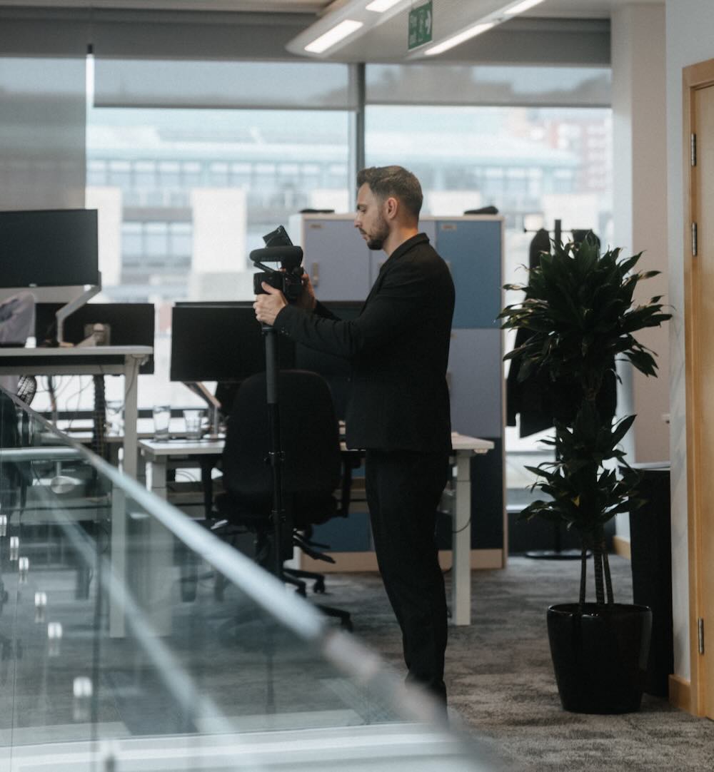 Shooting day in Hargreaves Lansdown - repositioning, marketing, and events